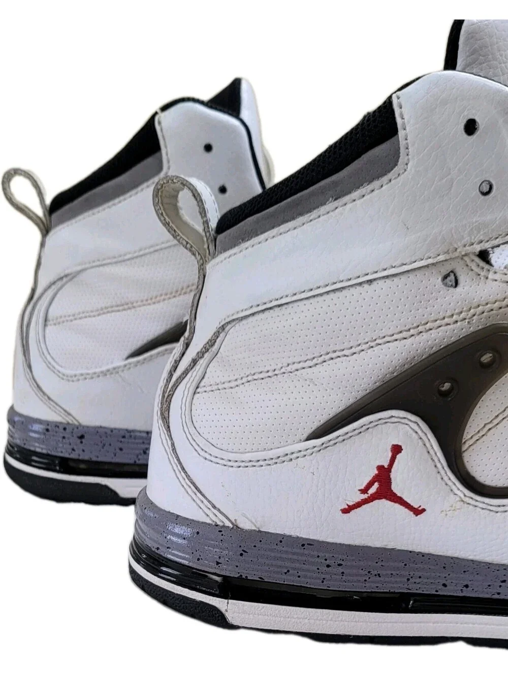 JORDAN Flight TR 97 2011 White cement heel Sneakers Size 7Y men's 6.5-7 Wom 8.5